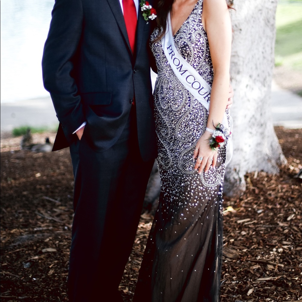 Beaded prom dress